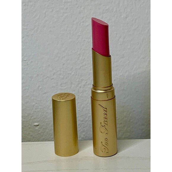 Too Faced RAZZLE DAZZLE ROSE La Creme Lipstick (0.11 oz.) NWOB *See photos* Rare - Picture 3 of 13